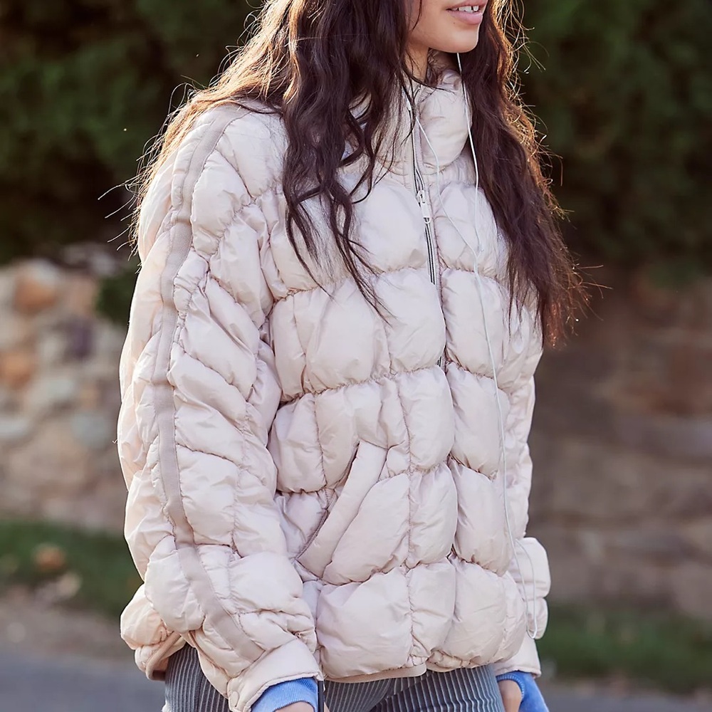 Free People Scrunchy Glossy Pippa Packable Puffer Jacket